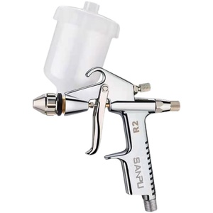 原装三普气动小型修补喷枪R-2扁嘴K3 圆嘴皮具绘画家具补漆喷漆枪