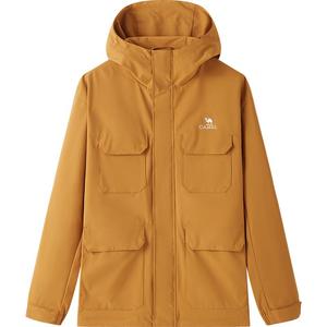 骆驼男装山系工装夹克外套男2024新款春秋款户外风衣旅行服登山服