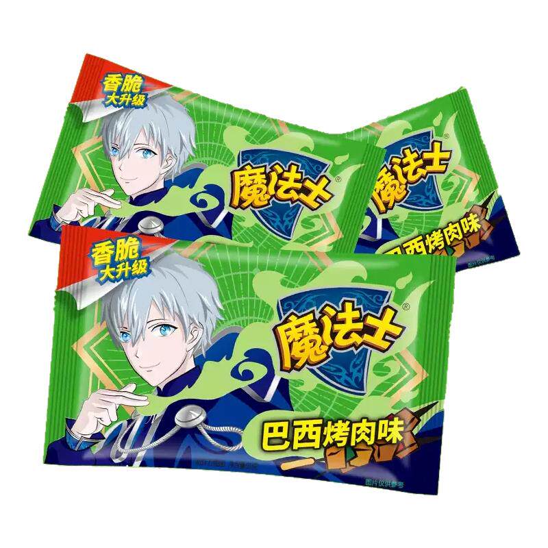 魔法士干脆面整箱48包怀旧零食冲泡方便面/拉面/面