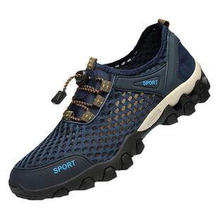 夏季网面男鞋运动户外涉水防滑鞋镂空大网眼男士网鞋休闲鞋男网鞋