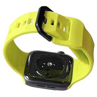 波纹硅胶运动拼色se新款iwatch表带s7适用Applewatch苹果s9手表s8