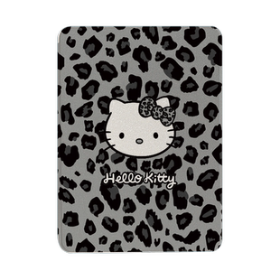 甜酷黑色豹纹猫咪360度旋转iPad10保护套2022新款适用苹果iPad10.2寸mini6平板Air4/5保护壳pro女软9.7带笔槽