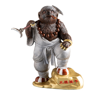 黄铜平头哥摆件不服就干家居装饰办公室桌面摆设创意高档文创礼品