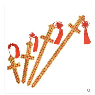 宝剑摆件铜钱剑镇宅真品客厅纯铜长款仿古金钱剑家居风水挂件