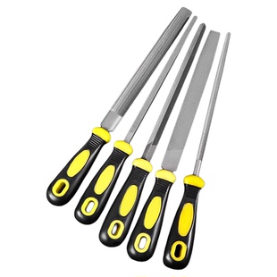 锉刀打磨工具套装高碳钢木工矬三角锉中齿细目小型半圆钳工挫钢锉