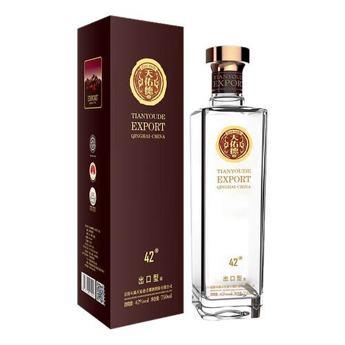 中酒网 天佑德青稞酒出口型750ml纯粮清香型白酒低度口粮酒自饮