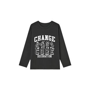 多多家 男童长袖T恤春秋季2026新款纯棉儿童打底衫中大童春装上衣