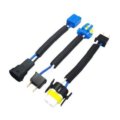 转换线公母对插改装灯泡汽车大灯