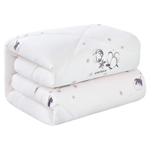 新疆长绒棉被棉花被子被芯垫被棉絮床垫褥子铺底纯棉全棉冬季加厚