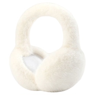 毛绒耳罩女冬季保暖护耳抗寒防冻学生高颜值加厚可爱折叠耳暖耳捂