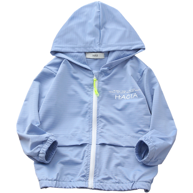 连帽儿童防晒衣薄款透气宝宝皮肤衣洋气夏季童装男女童外套空调衫