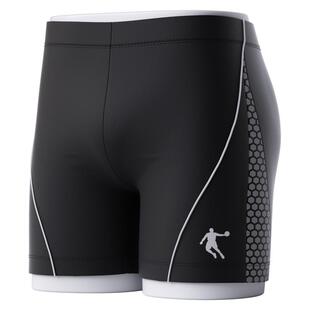 乔丹成人游泳泳裤男士泳帽泳镜三件套2026新款温泉防尴尬男款装备