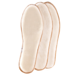 加绒保暖鞋垫竹炭男女儿童毛绒加厚吸汗防臭羊毛棉鞋垫秋冬季毛毡