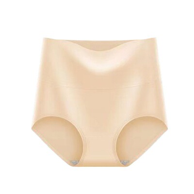 女式黄色三角内裤女款高腰纯棉