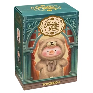 九木杂物社LULU猪复古泰迪玩具店搪胶绒毛盲盒公仔生日礼物送女生