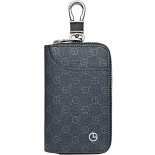 金利来新品轻奢钥匙包男大容量二合一钥匙套卡包腰挂汽车锁匙袋