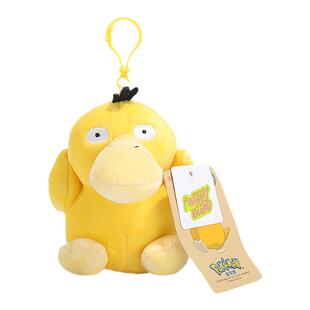 毛绒挂件宝可梦钥匙扣正版可达鸭卡比兽公仔男女背包挂饰玩偶玩具