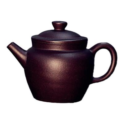 传承壶Q68巨轮珠3508；老紫泥140ml11*7*8cm宜兴紫砂壶茶壶茶具