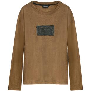 【折扣季】COCOBELLA时尚3D字母印花针织衫女舒适休闲T恤TS7060-2