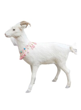 11仿真山羊模型奶粉店装饰