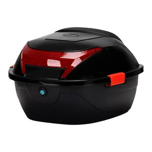 电动车后备箱摩托车尾箱踏板车电瓶自行车工具箱通用大容量储物箱