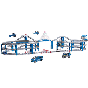 儿童玩具电动轨道车益智拼装动脑跑道赛车小火车男孩汽车3-6岁4-5