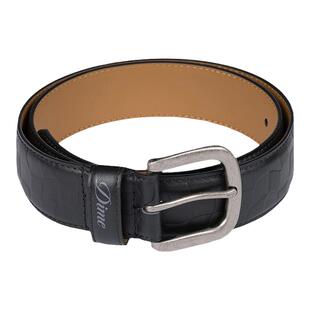 Dime Checkered Leather Belt 轻量化街头真皮D字扣皮带