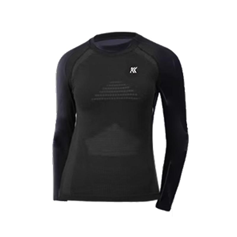 KKN儿童滑雪保暖打底衫户外篮球跑步运动一体织套装排汗高弹秋冬