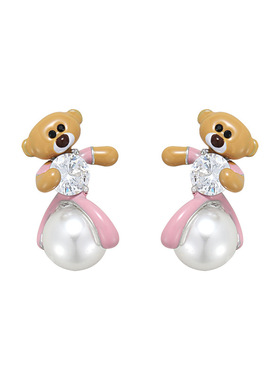 鱼头星星可爱网红气质感项链手链设计银针耳环女生珍珠小熊系列潮