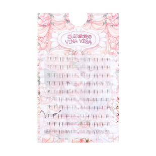 薇娜维佳《碎碎星》下睫毛V型透明梗单簇分段式自然灵动上镜款