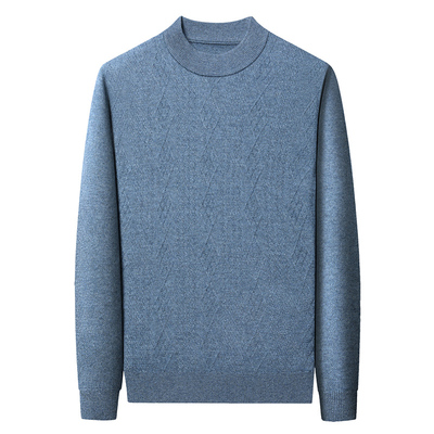 内蒙古鹿王100%纯羊绒衫加厚毛衣