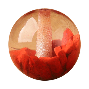 原矿朱砂散珠晶体砂圆珠diy手链珠子手工编织材料手串项链隔配件