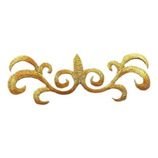 金银花纹刺绣贴 古装戏曲民族COS装绣花贴祥云布贴补丁贴多款式