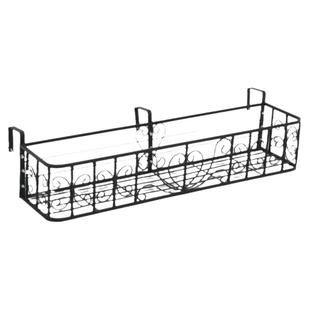 简约阳台栏杆花架置物架悬挂挂式壁挂窗台室外护栏多肉铁艺花盆架