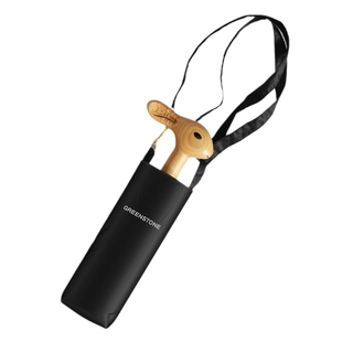 英国可爱木兔头迷你五折叠晴雨伞两用黑胶遮阳防晒紫外线太阳伞女