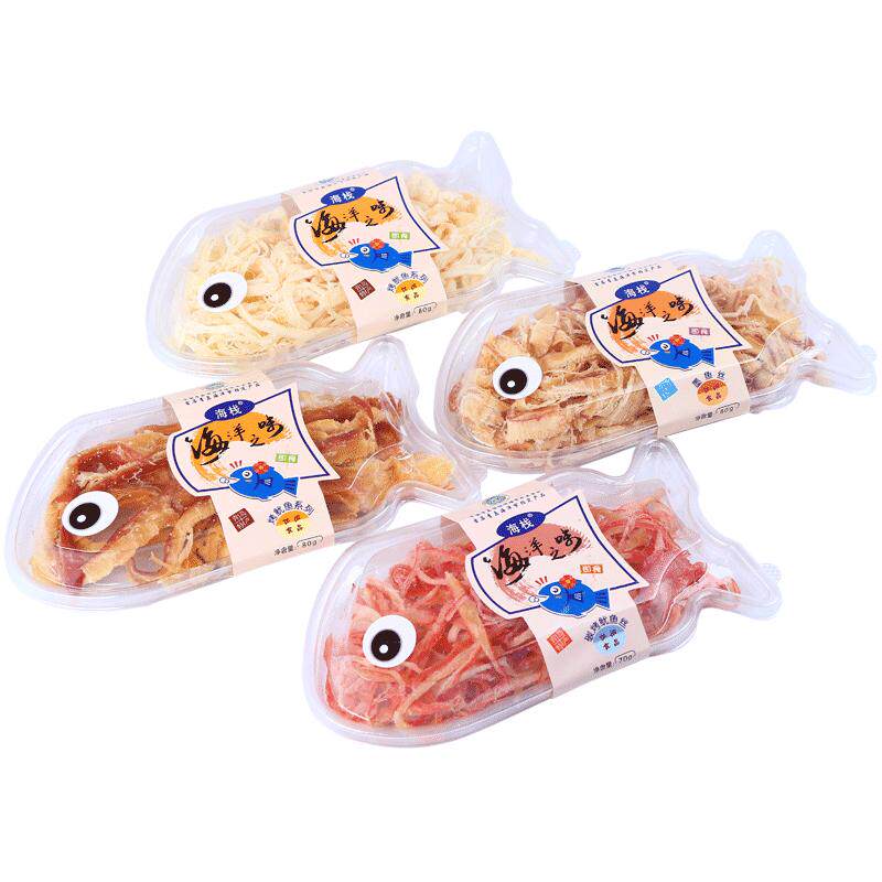 海栈山东青岛特产手撕碳烤鱿鱼丝零食即食休闲食品原味鱿鱼条包邮