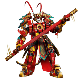 乐高积木玩具悟空小侠系列齐天大圣黄金机甲孙悟空人仔拼装礼物男