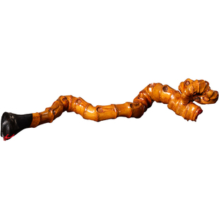 二十世纪竹雕如意客厅办公室中式装饰摆件竹雕艺术品如意招财摆件