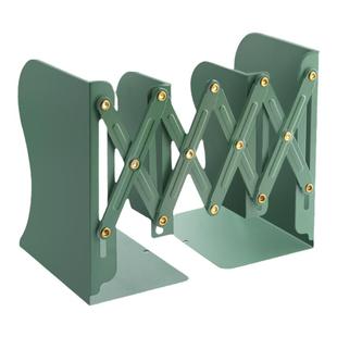 可伸缩书立架书本收纳桌上金属书架书夹固定书本书挡板桌面书立书靠创意可爱儿童简易学生用折叠课桌分隔神器