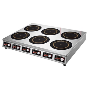 商用电磁炉3500w多头大功率台式平面厨房电磁灶三四六八头煲仔炉