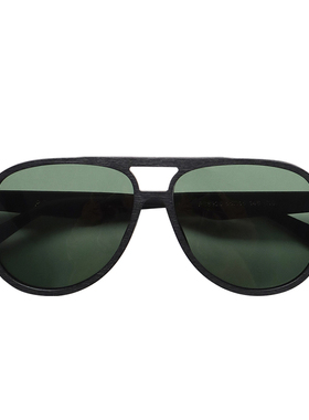 复古茶色飞行员偏光太阳镜大框双梁女款大牌大脸可配近视度数墨镜