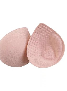 透气乳胶胸垫可拆卸水滴罩杯