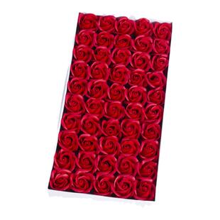 3层玫瑰仿真花香皂花花头情人节永生肥皂花花店妇女节礼盒diy装饰