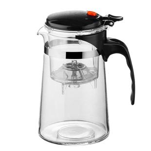 飘逸杯加厚玻璃耐高温家用茶具套装过滤冲茶器茶水分离一键泡茶壶