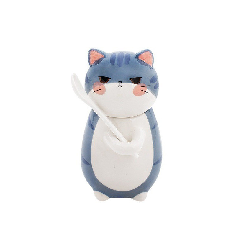 可爱猫咪日式卡通陶瓷马克杯