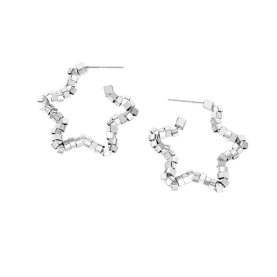 DODOGOGO五角星耳钉大耳圈