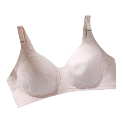 少女内衣加大码胖mm纯棉薄款背扣