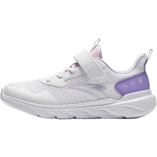 安踏儿童运动鞋女童鞋夏季新款软底透气网眼跑鞋小白鞋女鞋子春季