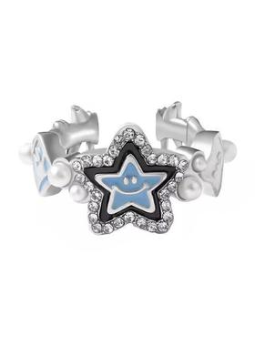 新款步步高升面包幸运星戒指