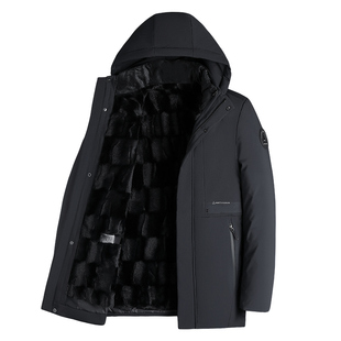 啄木鸟中年爸爸棉服男款冬季2025新款可拆卸内胆棉衣防寒保暖棉袄